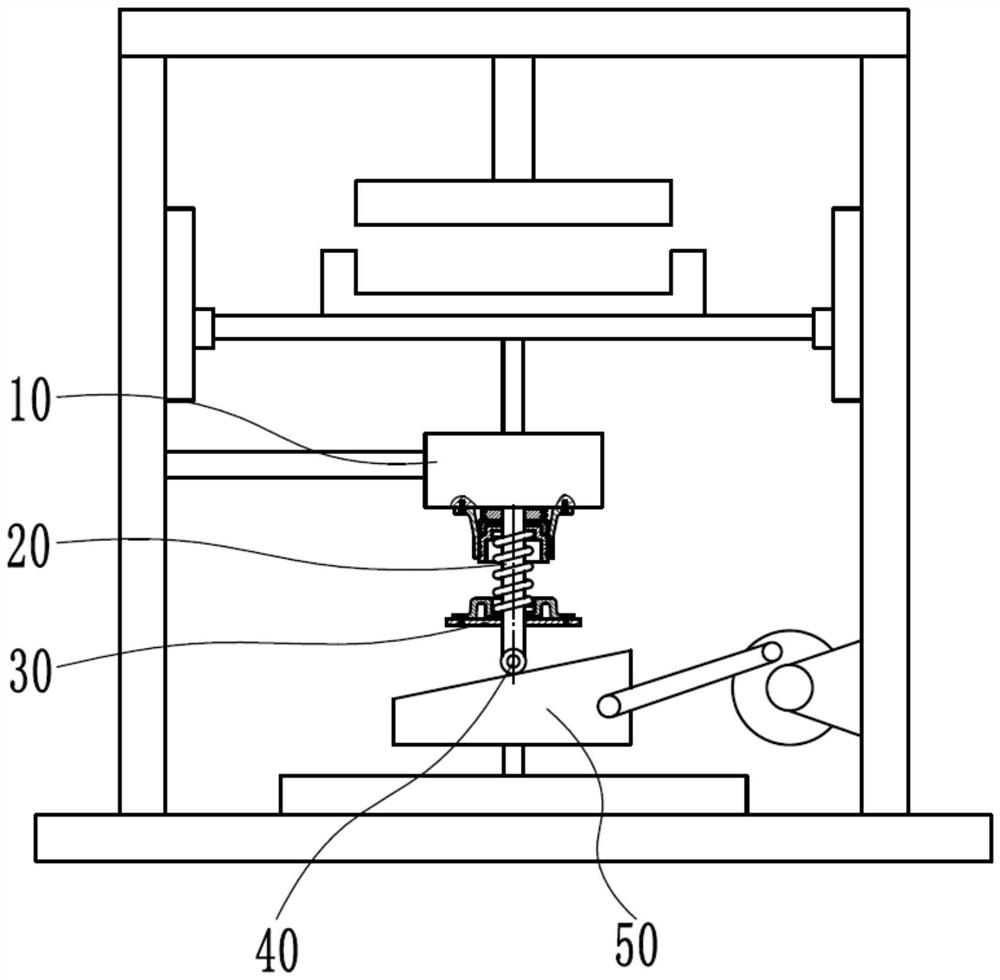 A shoe sole pressing machine