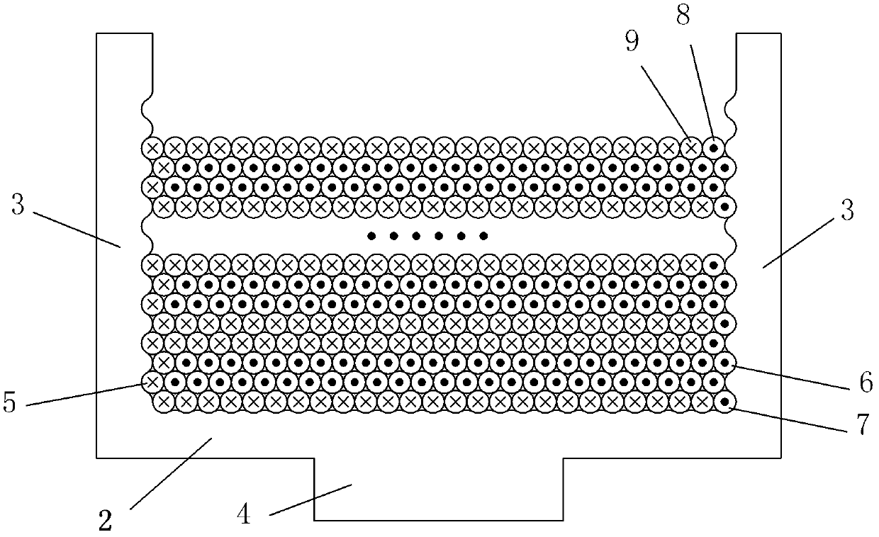 Optical fiber loop framework and winding method thereof