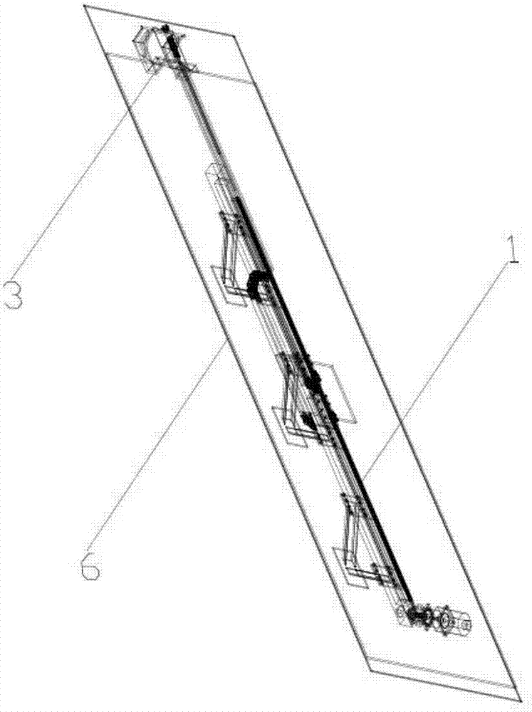 Elongated stand pipe power response measurement device under shearing flow