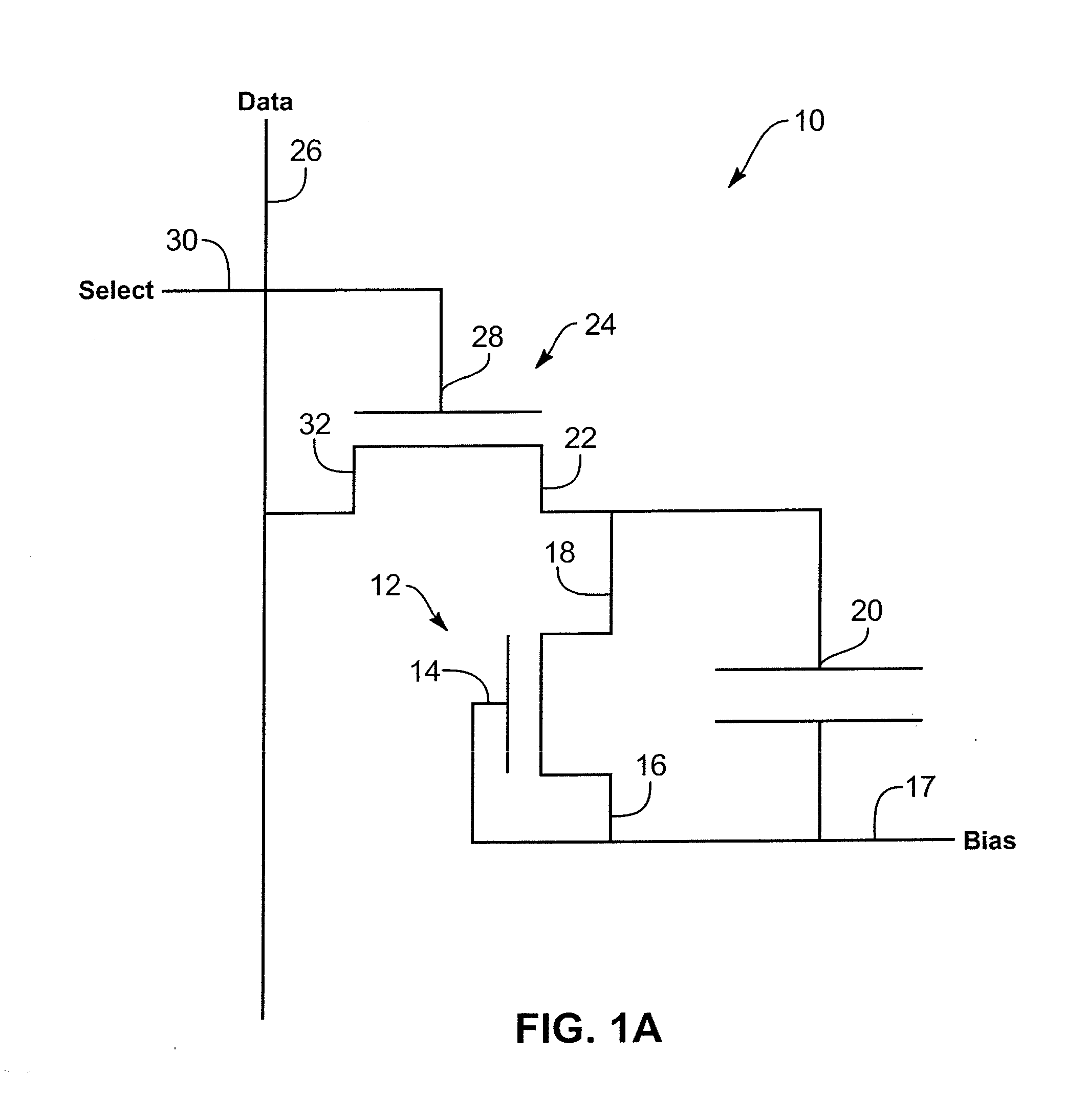 Image sensor with photosensitive thin film transistors and dark current compensation