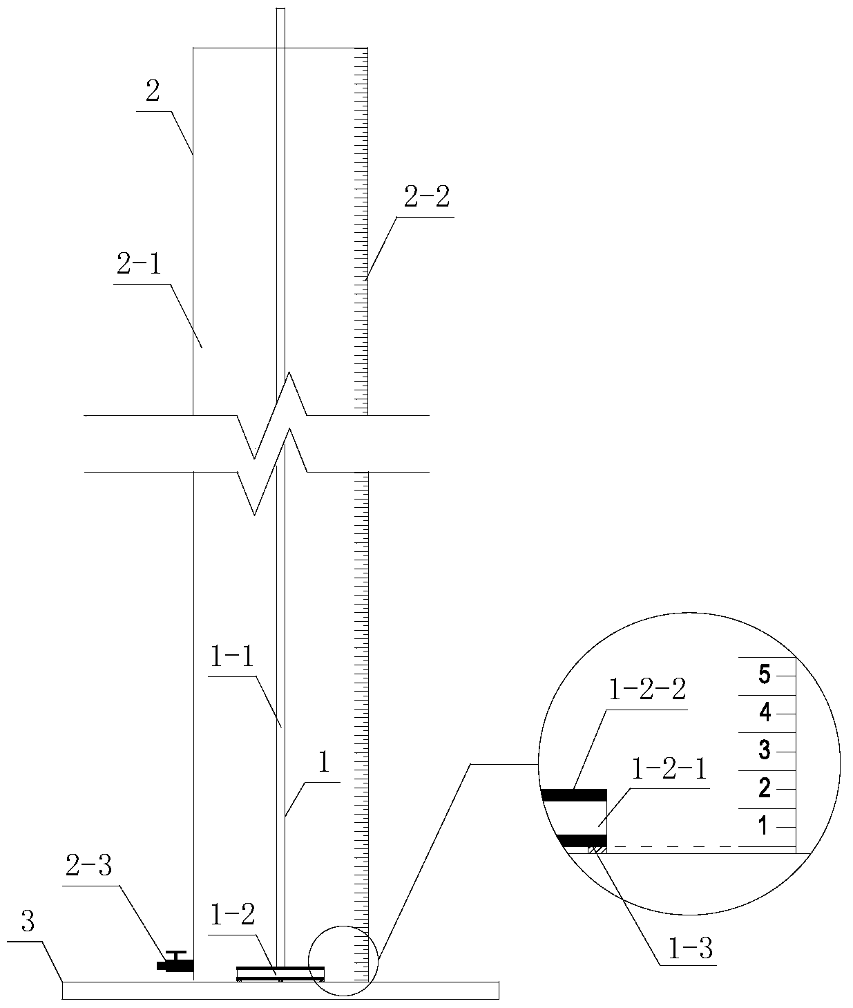 Simple calibration device for miniature small range pore water pressure sensor in water medium