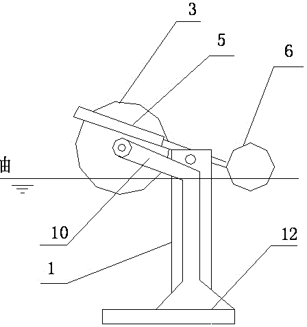 Marine spill oil recovery device capable of recovering oil