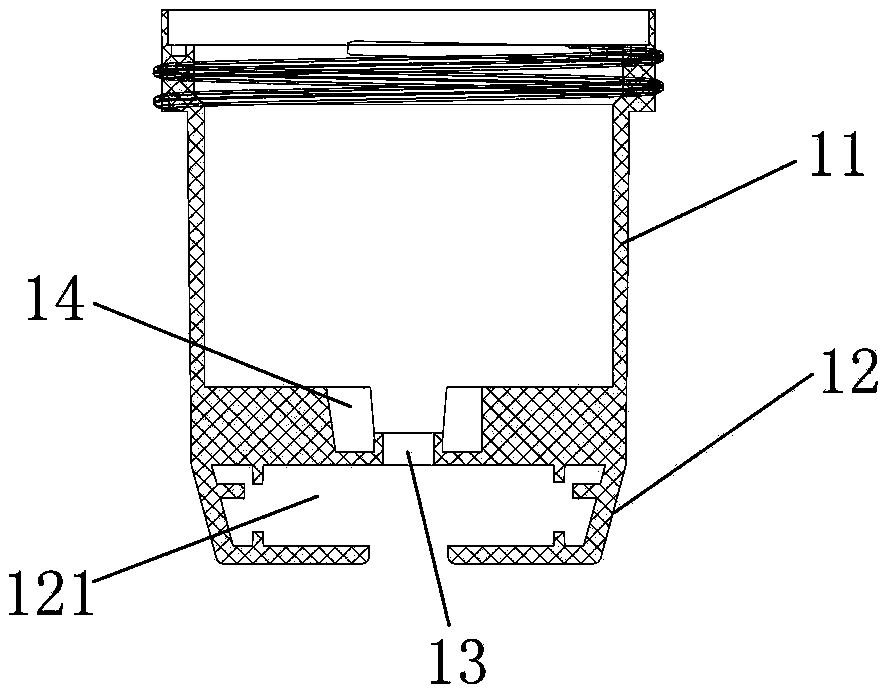 Overflow protection cup and negative pressure regulator