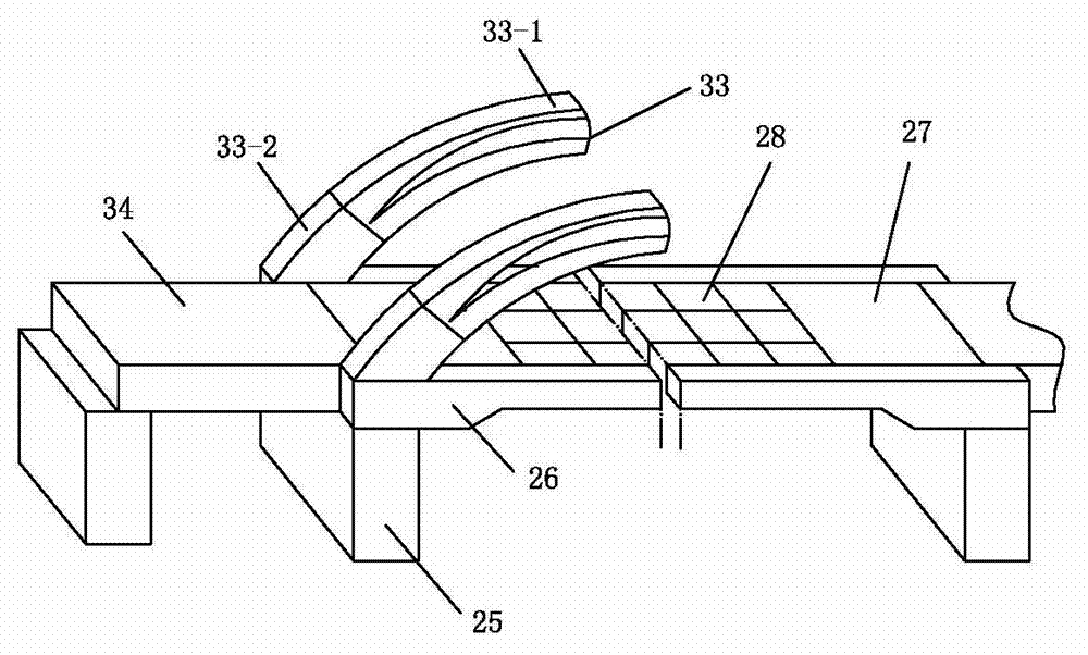 Arch-after-girder construction method of large-span steel box tacked arch bridge