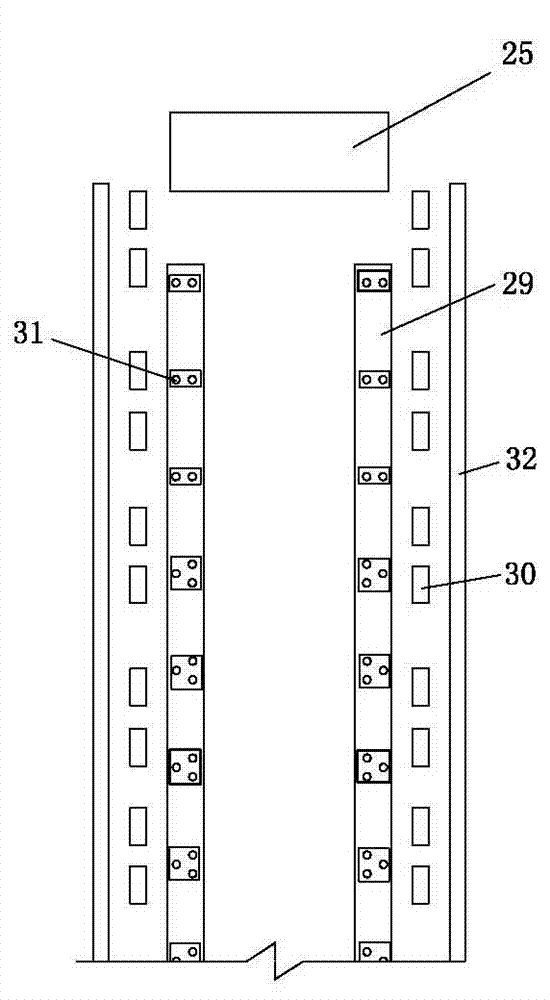 Arch-after-girder construction method of large-span steel box tacked arch bridge