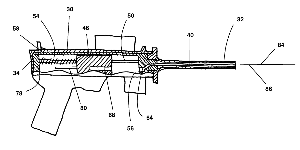 Apparatus, kit and method for a blank-only machine non-firearm