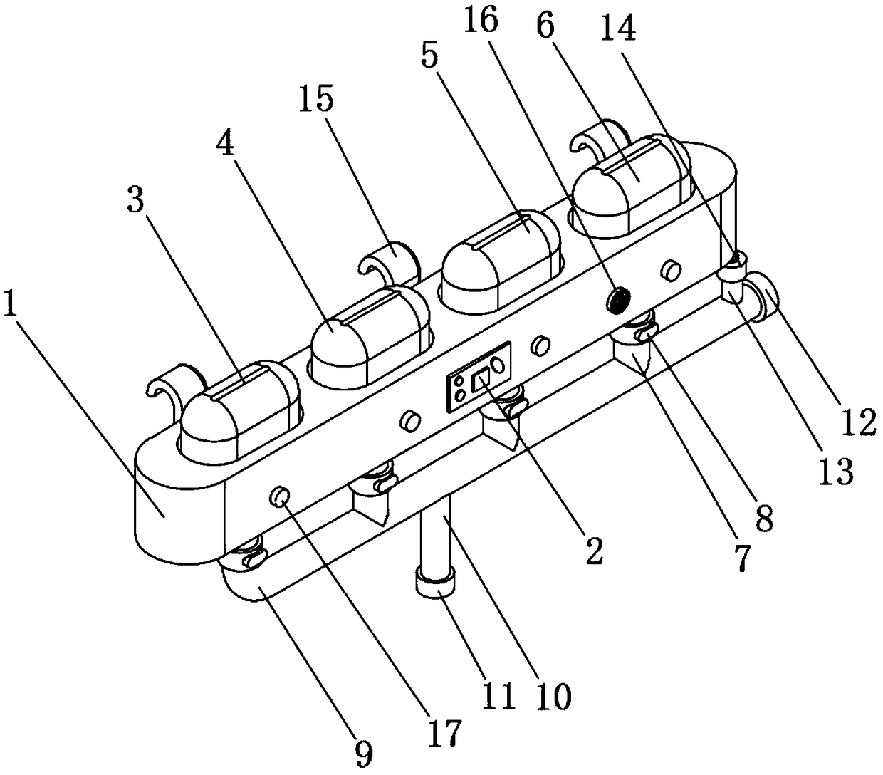 Multi-channel infusion device for animal experiments