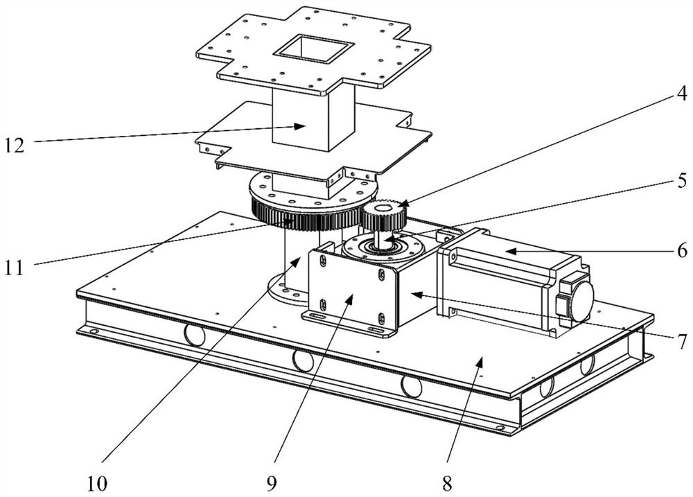 Four-rotating-arm multi-degree-of-freedom animal centrifugal machine