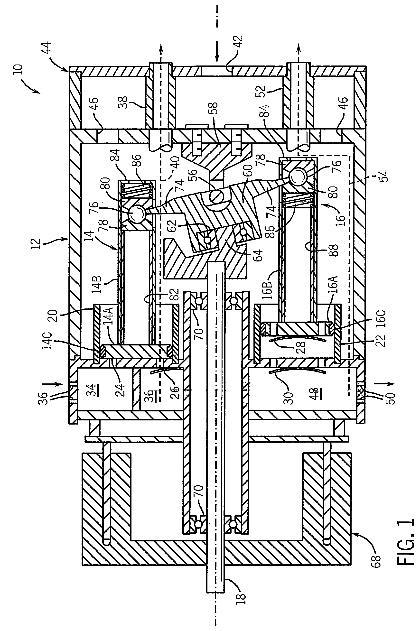 Hybrid nutating pump