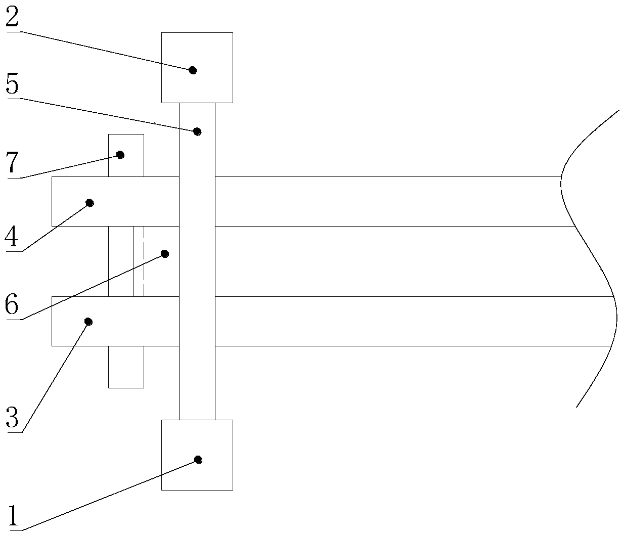 Steel structure compression-resistant supporting frame