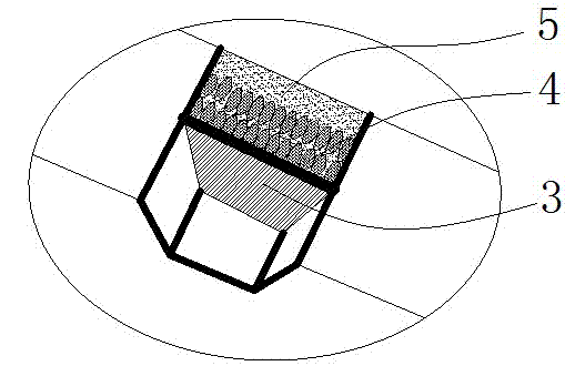 Earth and rockfill dam for forming instantaneous overtopping in process of simulating overtopping dam break test