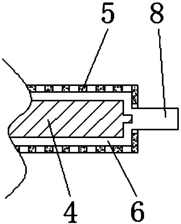 Hot rolling device for producing non-woven fabric