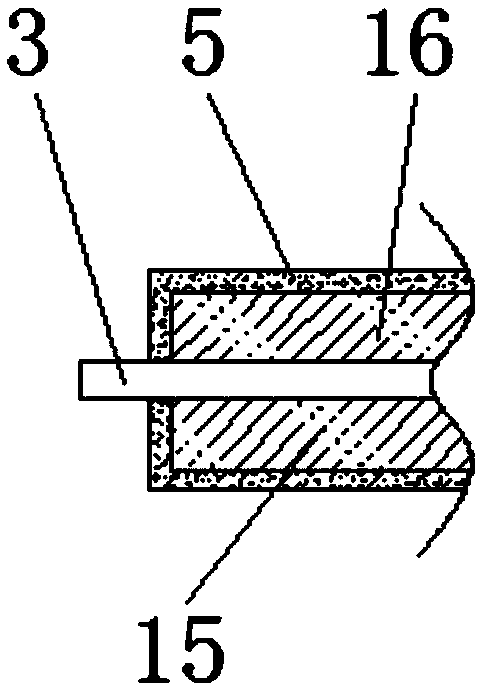 Hot rolling device for producing non-woven fabric