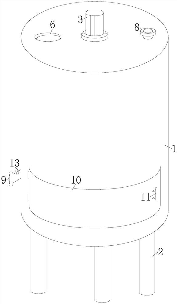 Pyrolysis drying device for water-containing sludge