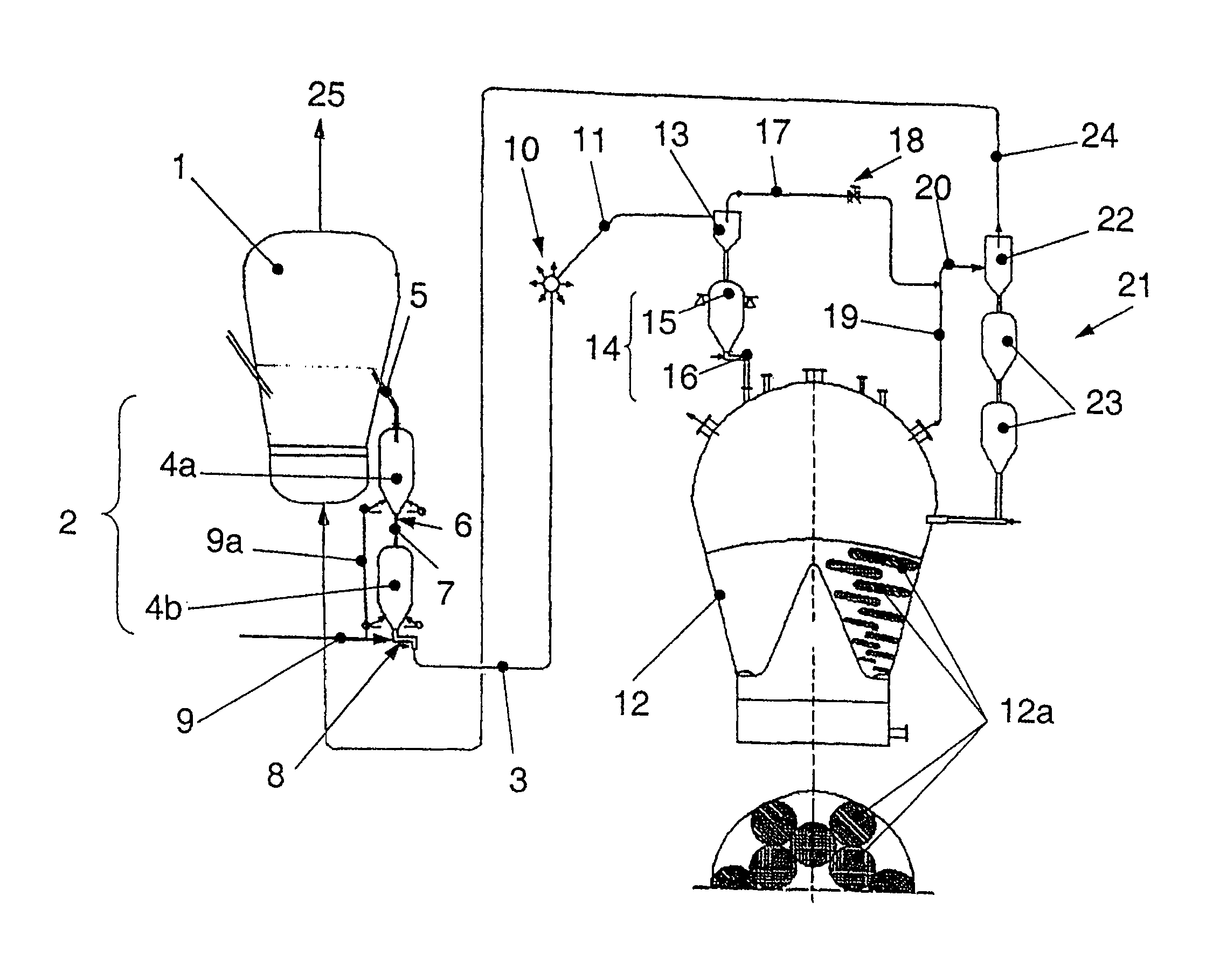 Process and apparatus for producing metals and/or primary metal products