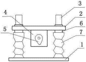 A vibration device for preparing artificial stone