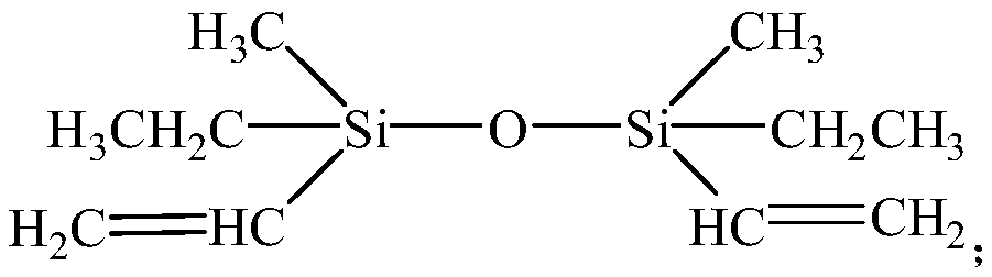 Two-component organic silicon pouring sealant and application method thereof