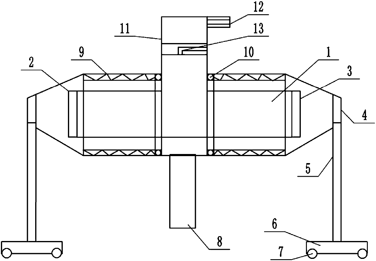 Solvent distillation recovery device