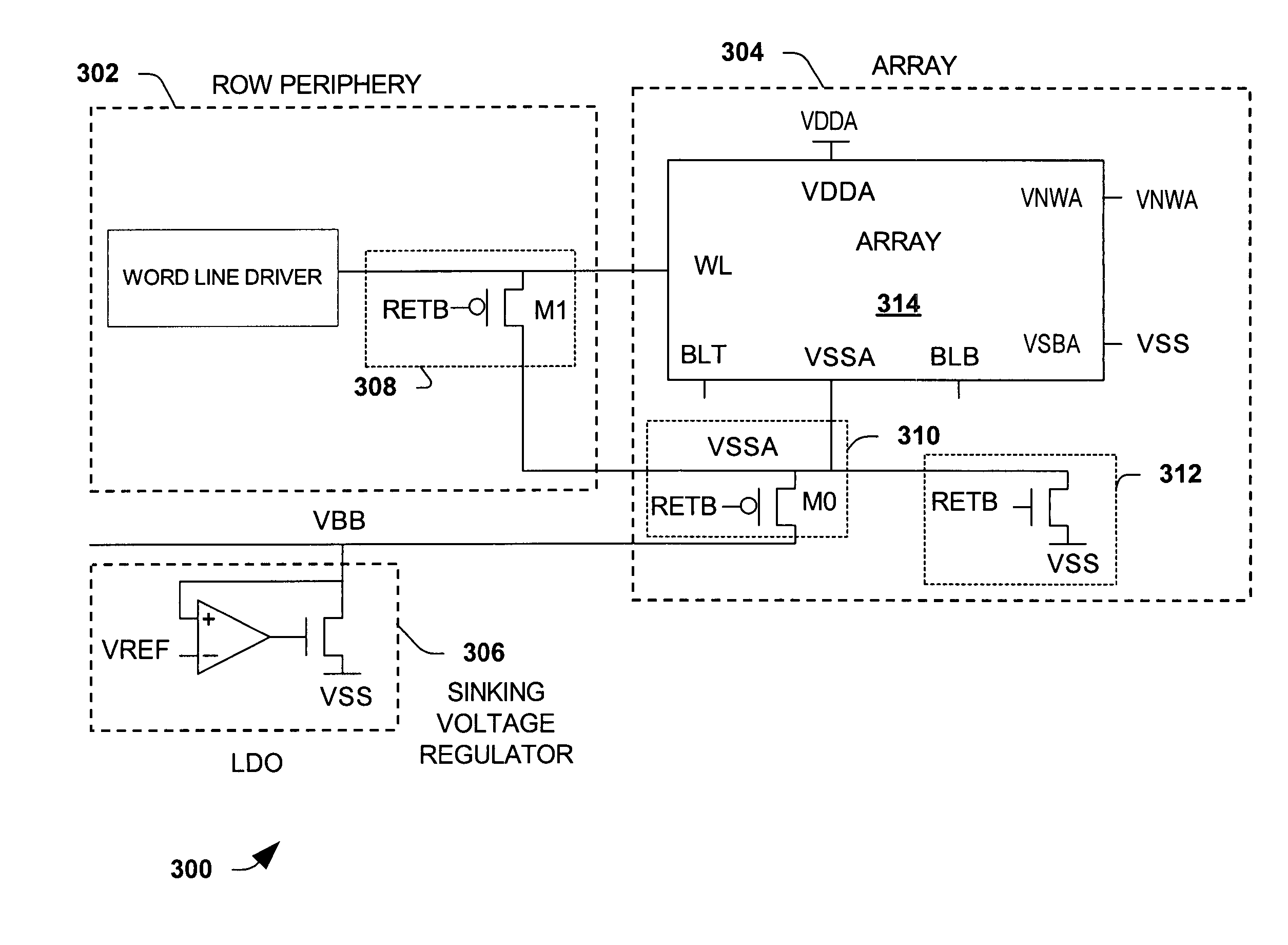 Voltage keeping scheme for low-leakage memory devices