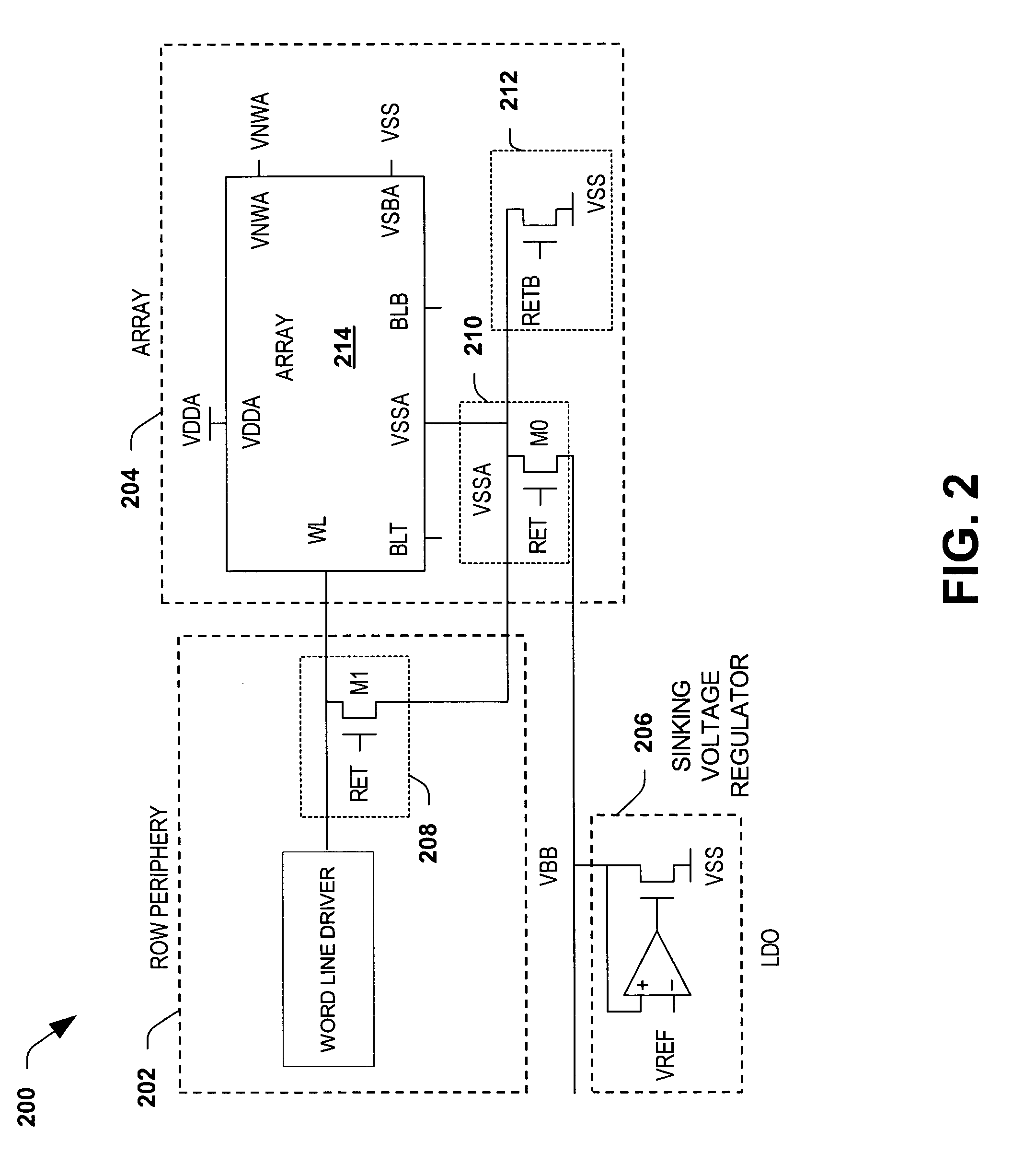 Voltage keeping scheme for low-leakage memory devices