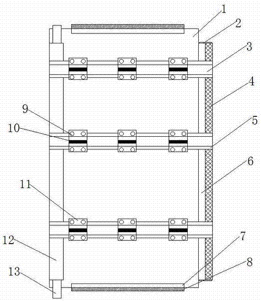 Detachable modular combined-type suspended ceiling structure for indoor decoration