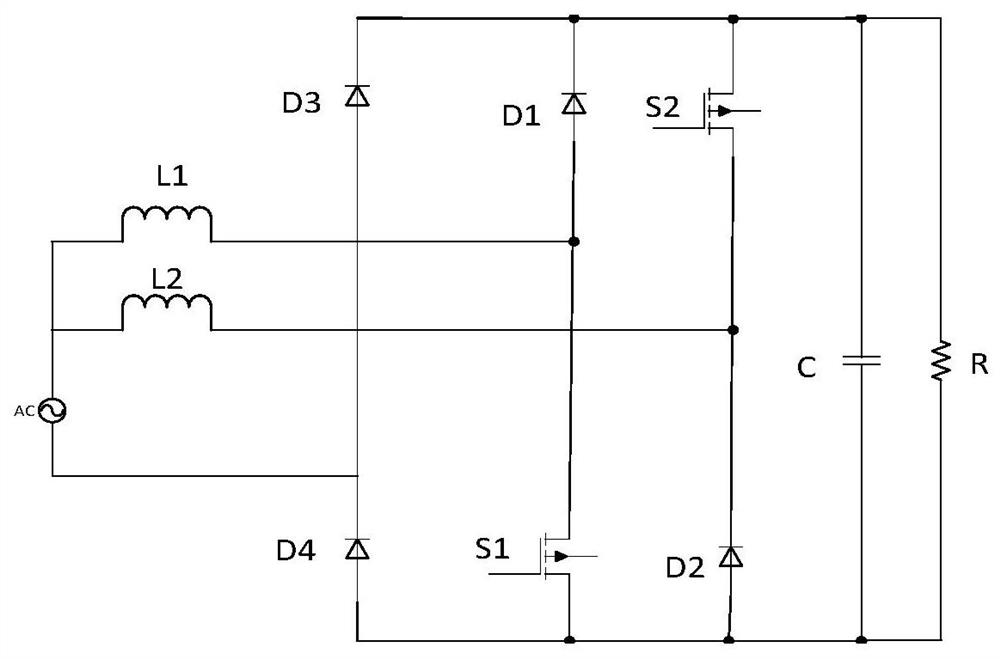 A power factor correction circuit, method, charger and electric vehicle