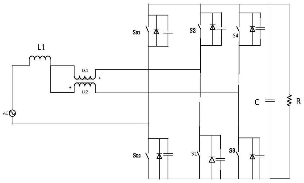 A power factor correction circuit, method, charger and electric vehicle