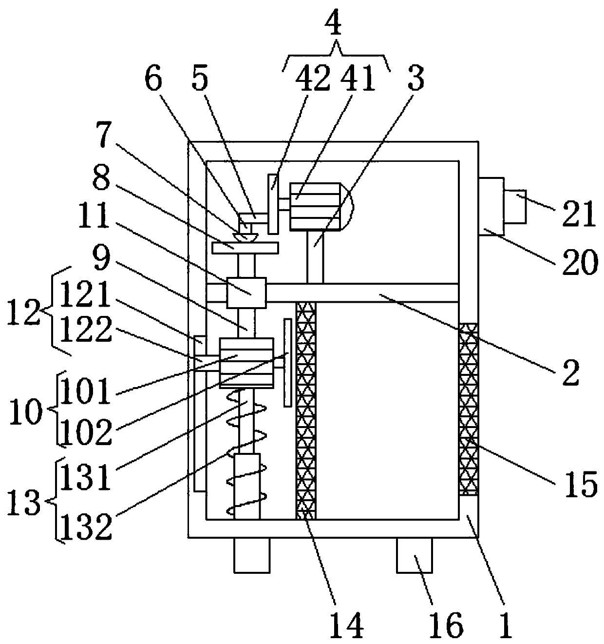 External heat radiation type computer host case