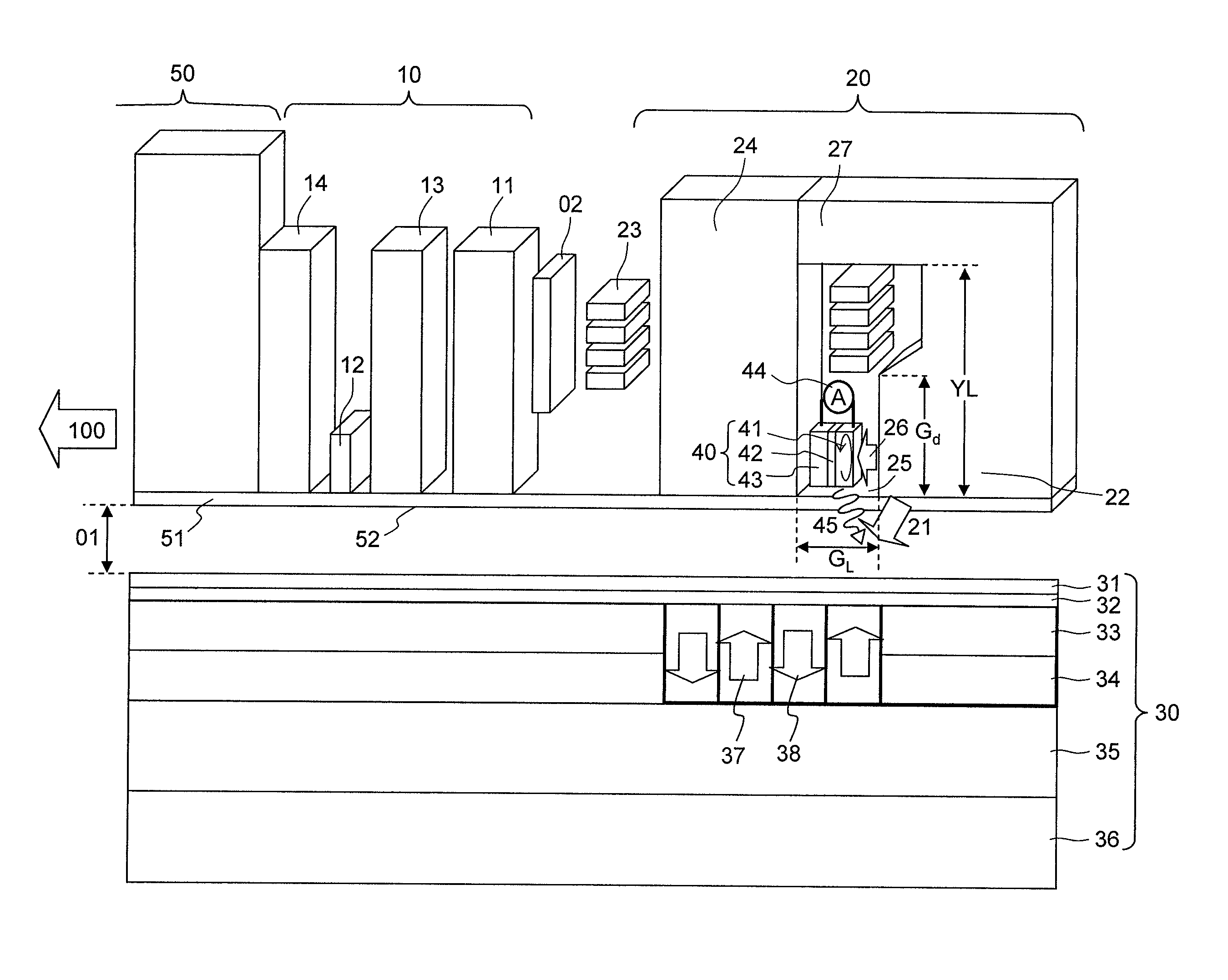 Magnetic head, magnetic recording method and apparatus for controlling magnetic head with spin torque oscillator in a disk drive