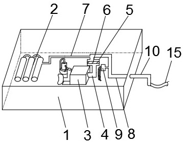 Negative ion high-oxygen hydrotherapy instrument