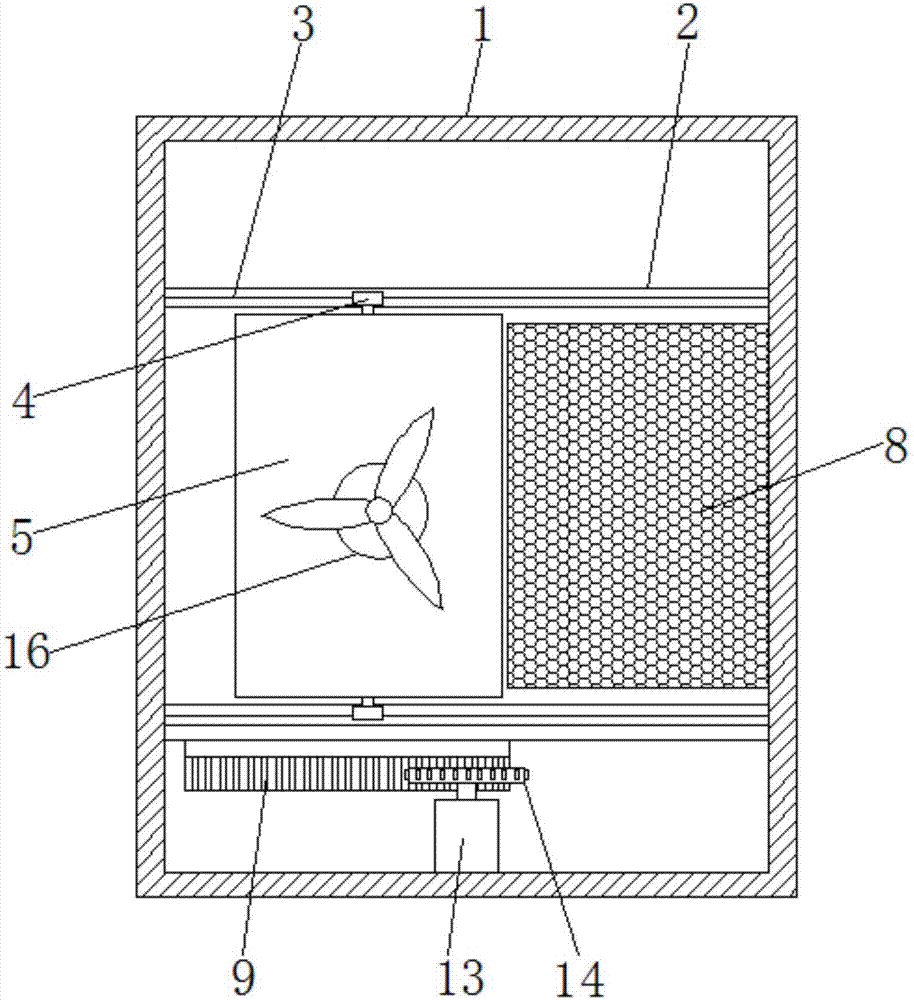 Electric control box protection device of numerical control machine tool