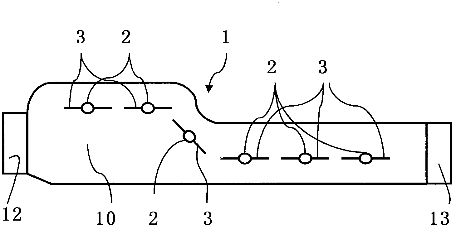 Electrocardiogram measuring electrode holder and electrocardiograph