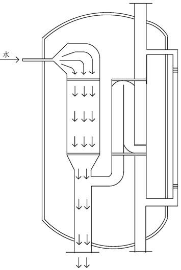 Gas-liquid separator for synthesizing anti-aging agent 6PPD