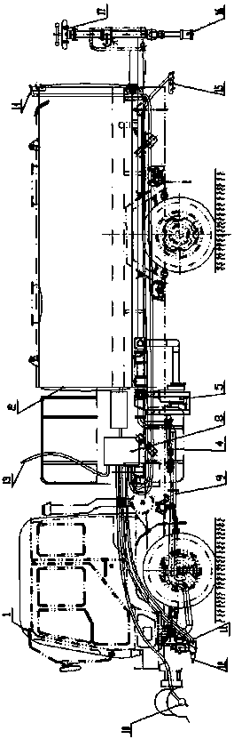 Road cleaning vehicle