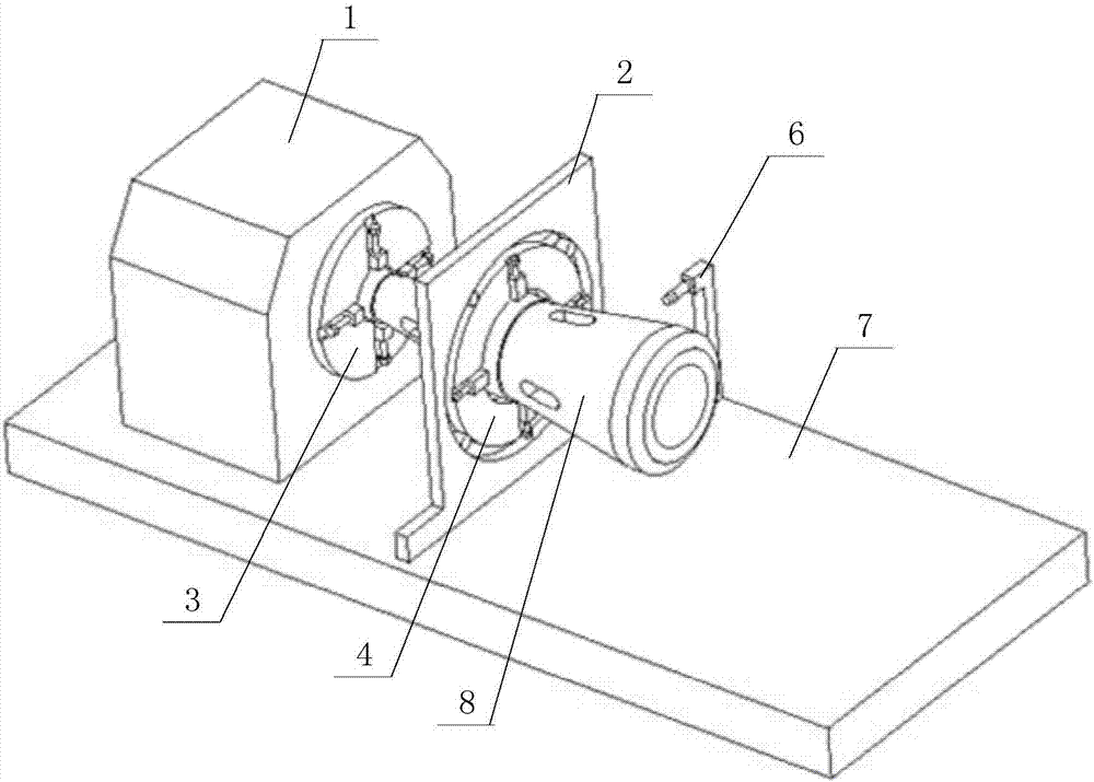 Alignment method and device for machining of inner cavity of taper workpiece