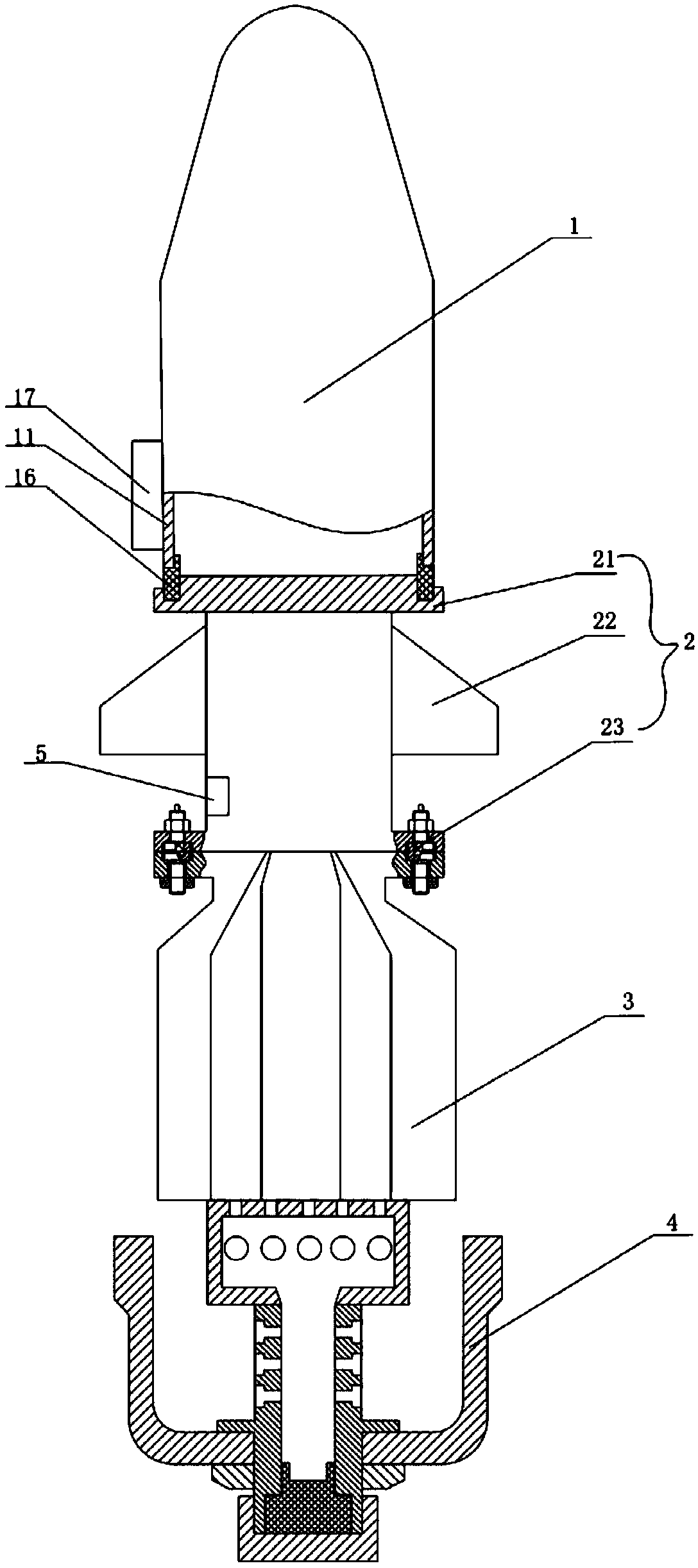 Fire-extinguishing projectile and triggering method thereof