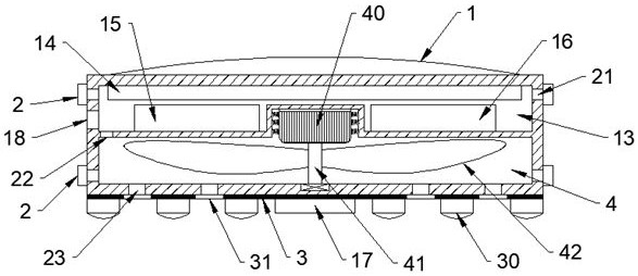 Intelligent wearable watch capable of preventing sweat and fitting skin