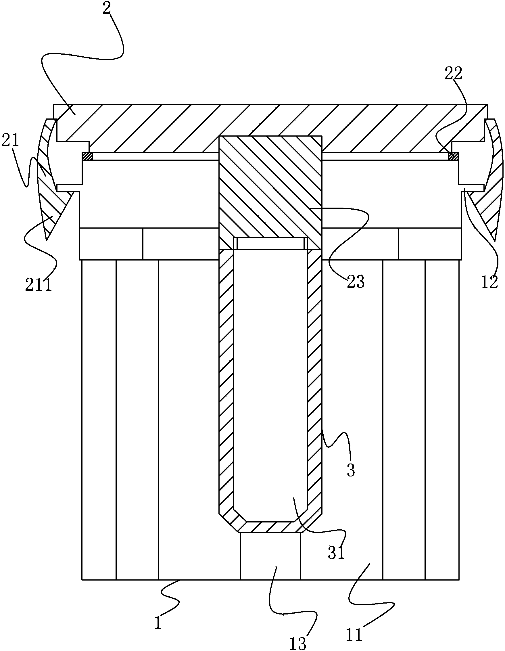 Interlocking fire extinguishing apparatus and sealing method thereof