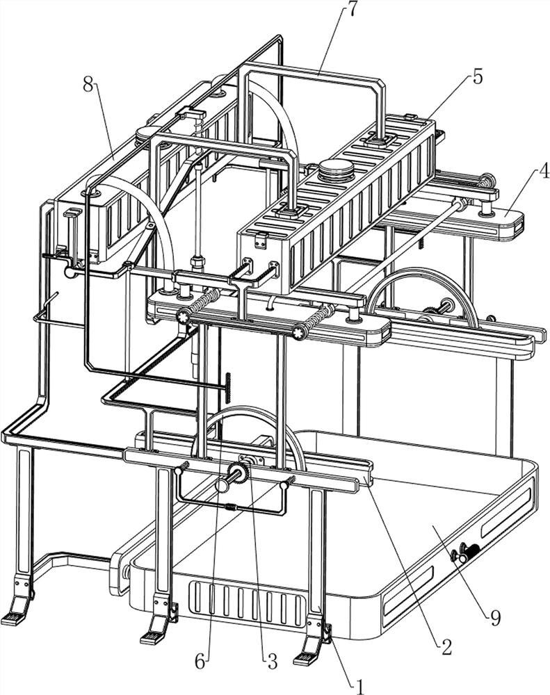 Aluminum alloy plate paint spraying equipment for industrial production