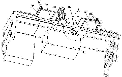 Full-automatic double-end cutting photo frame corner cutting machine