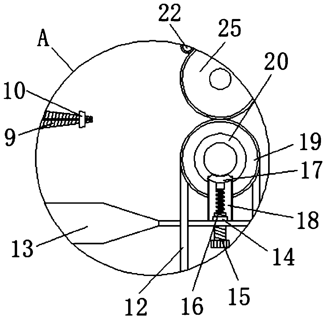 Enameled wire paying-off machine