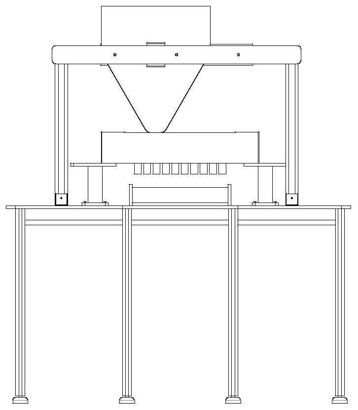 Seedling dropping type woody branch shunting device