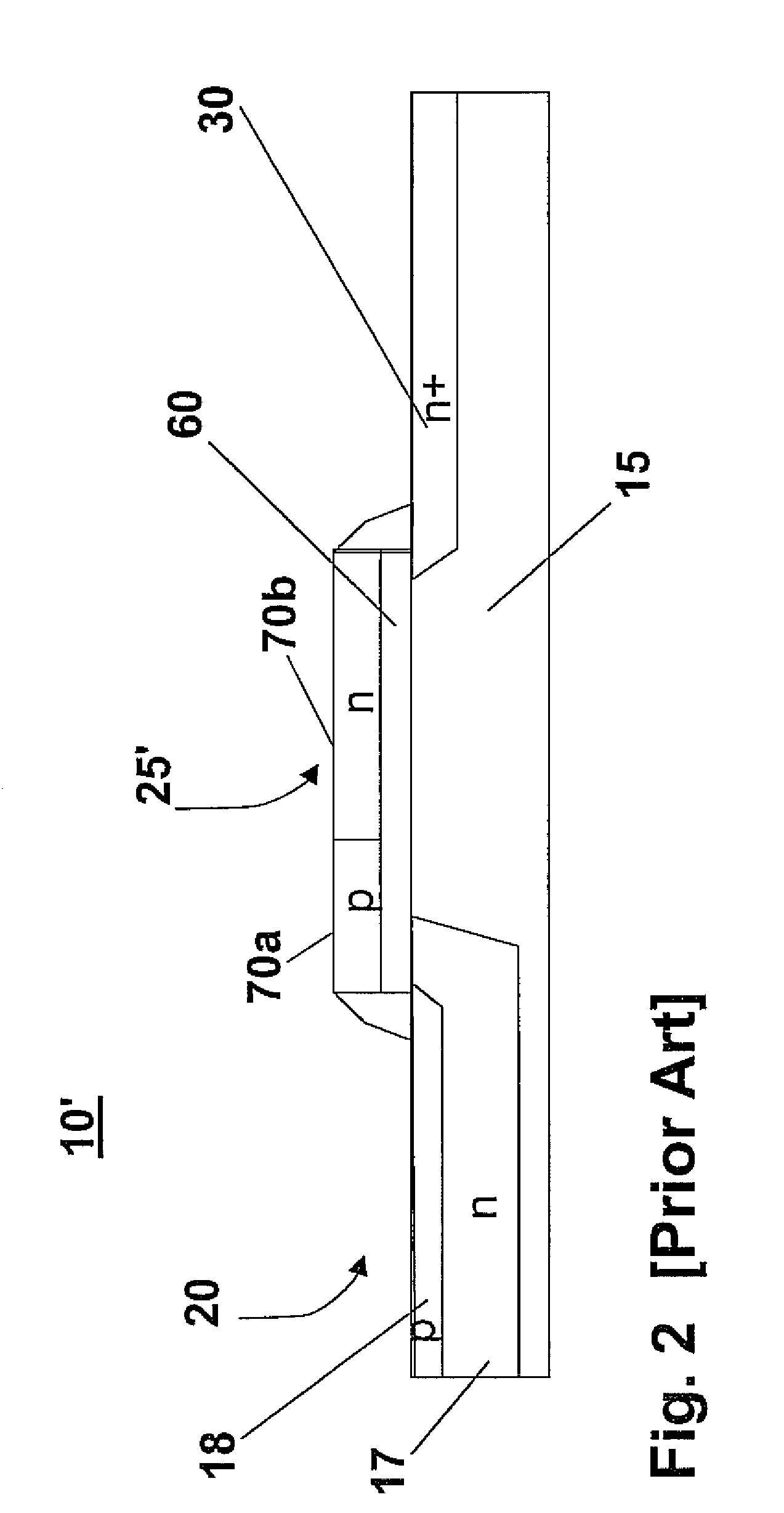 Low lag transfer gate device