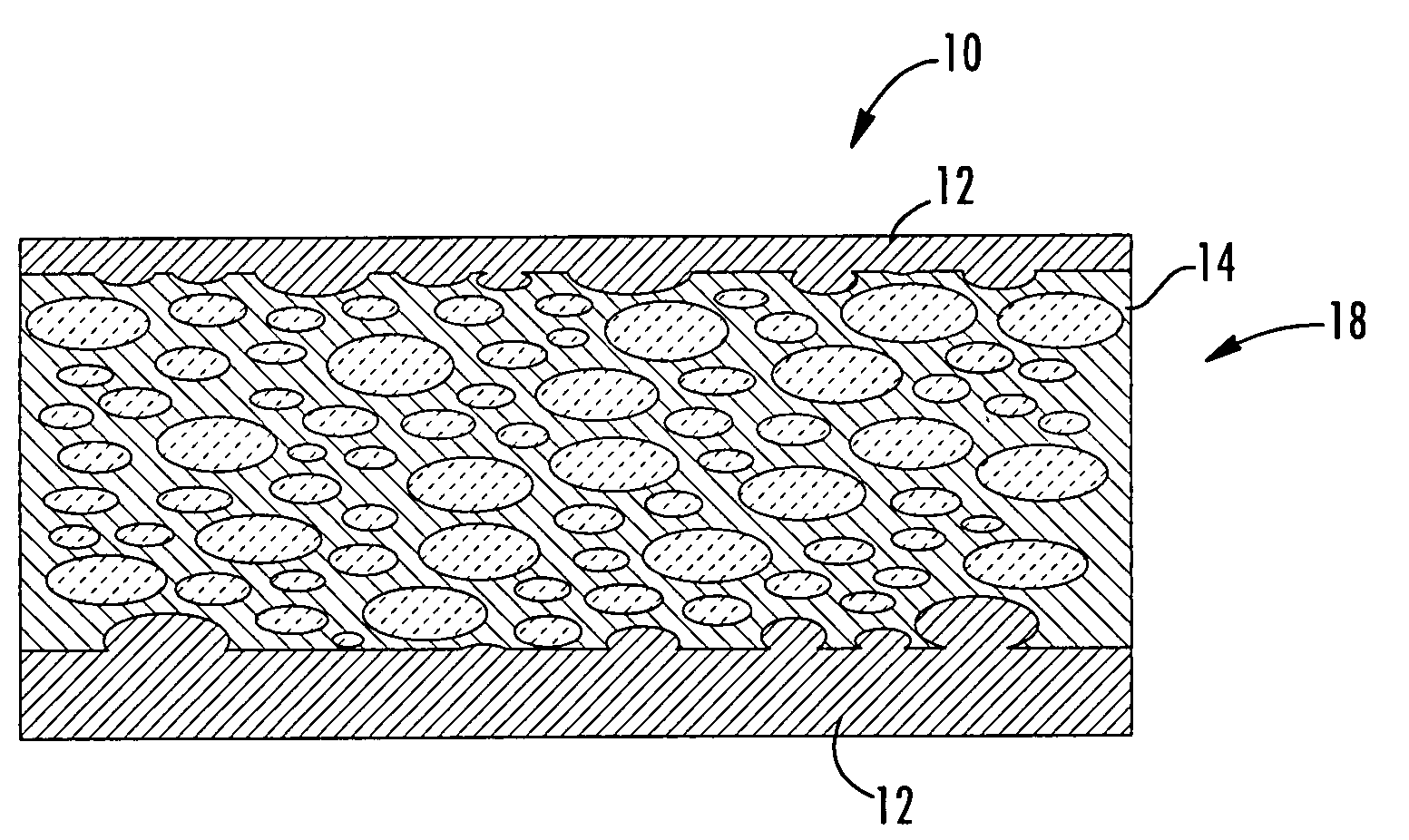 System for applying a continuous surface layer on porous substructures of turbine airfoils