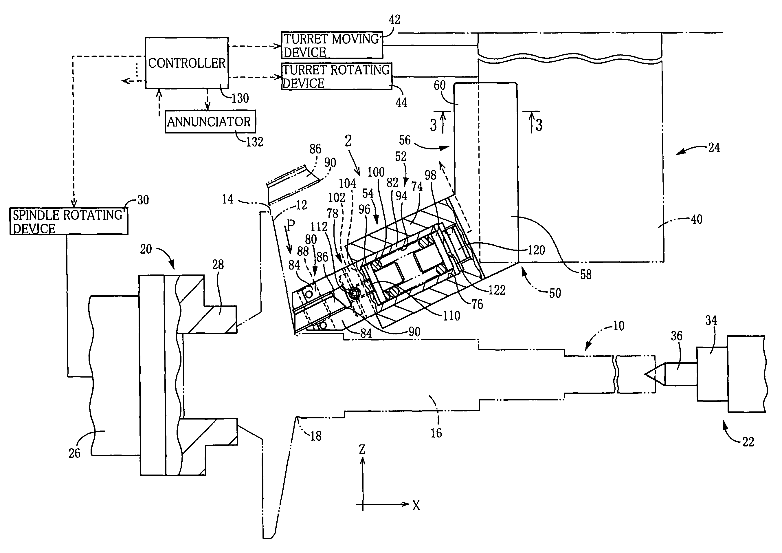 Roller burnishing apparatus with pressing-force detecting device