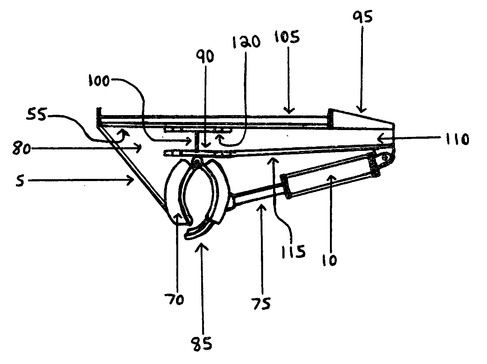 Hydraulic operated piling grabber