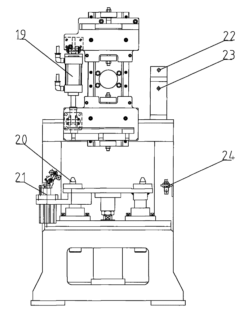 Glue coating automatic turnover machine