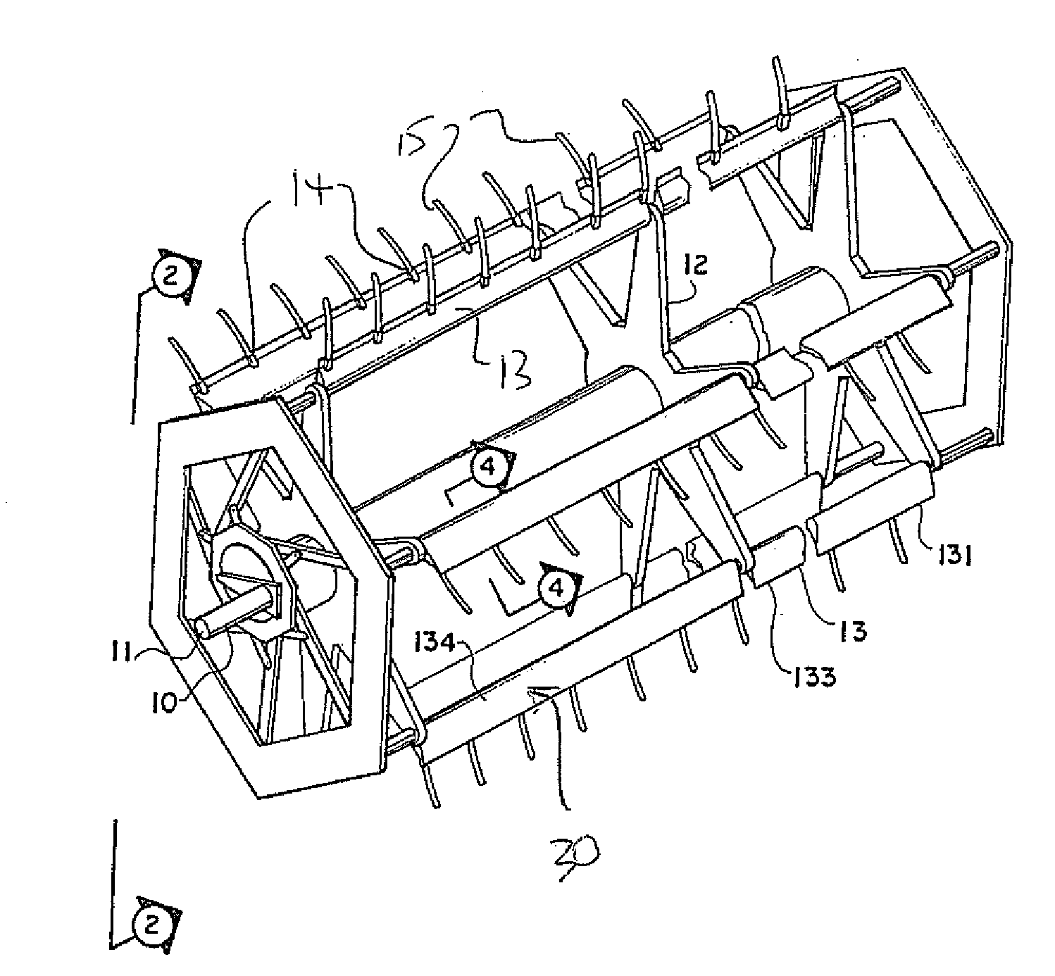 Extruded bat for the reel of a crop harvesting header