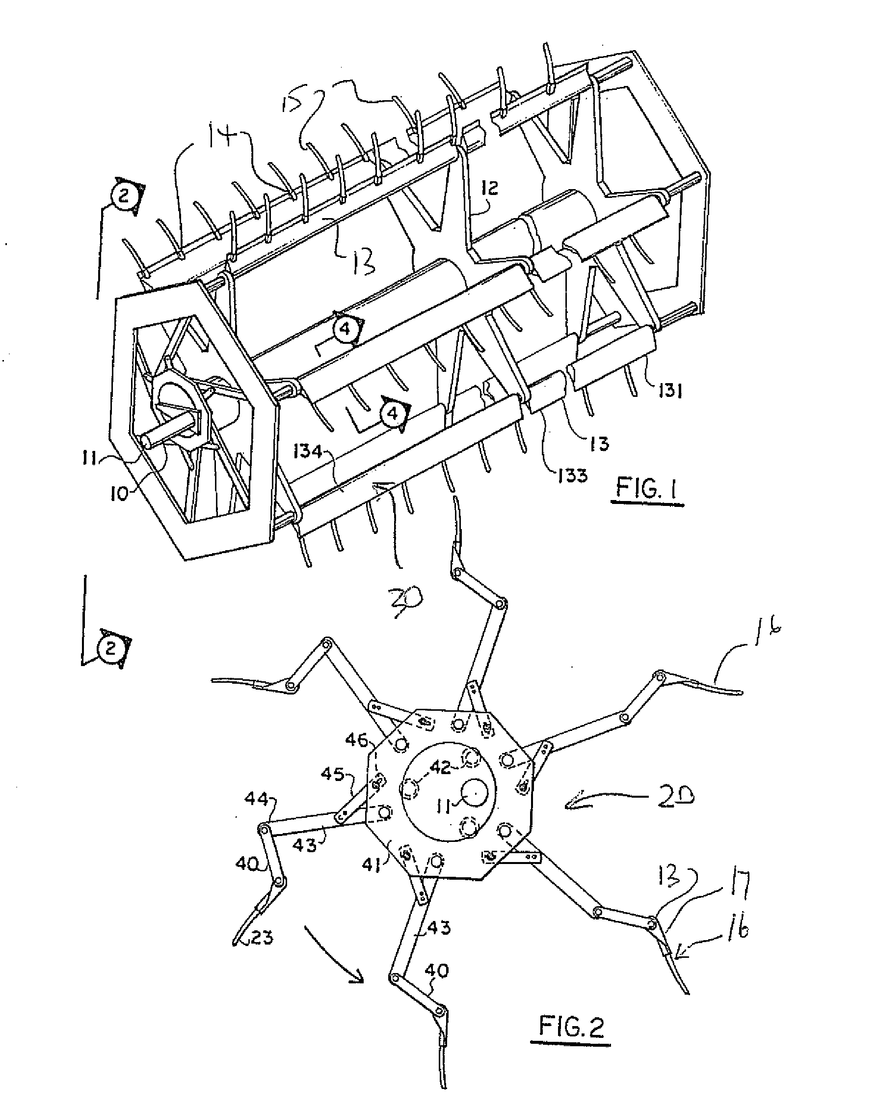 Extruded bat for the reel of a crop harvesting header