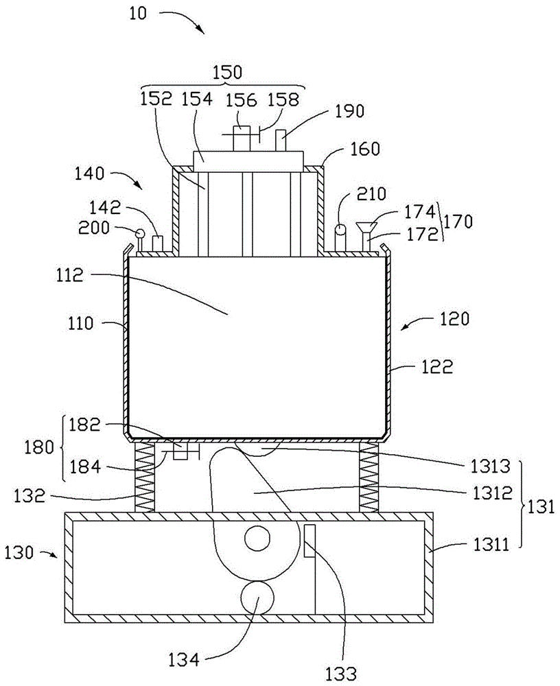 Powder sintering device